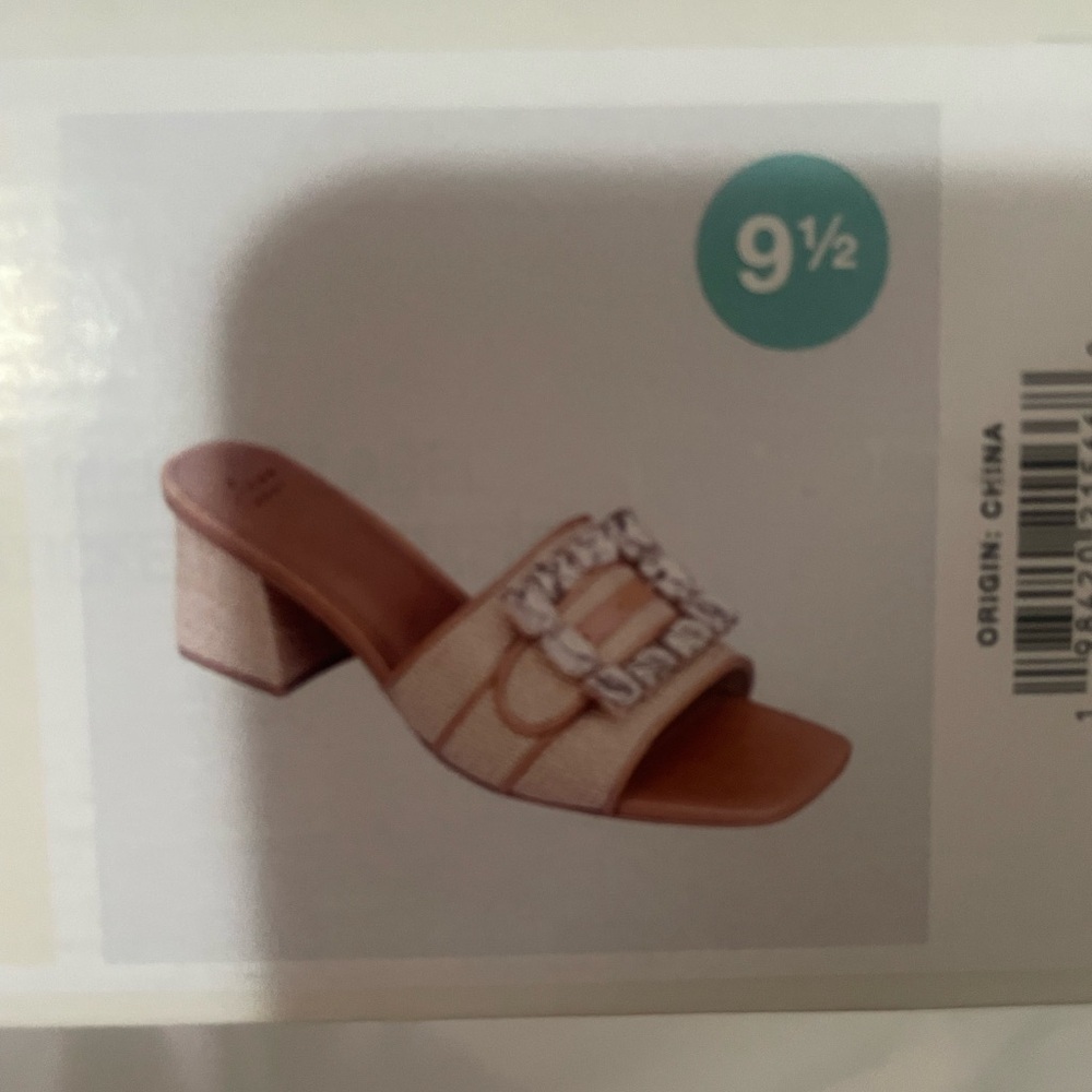 A New Day Women's Tan and Cream Mules - Picture 10 of 13